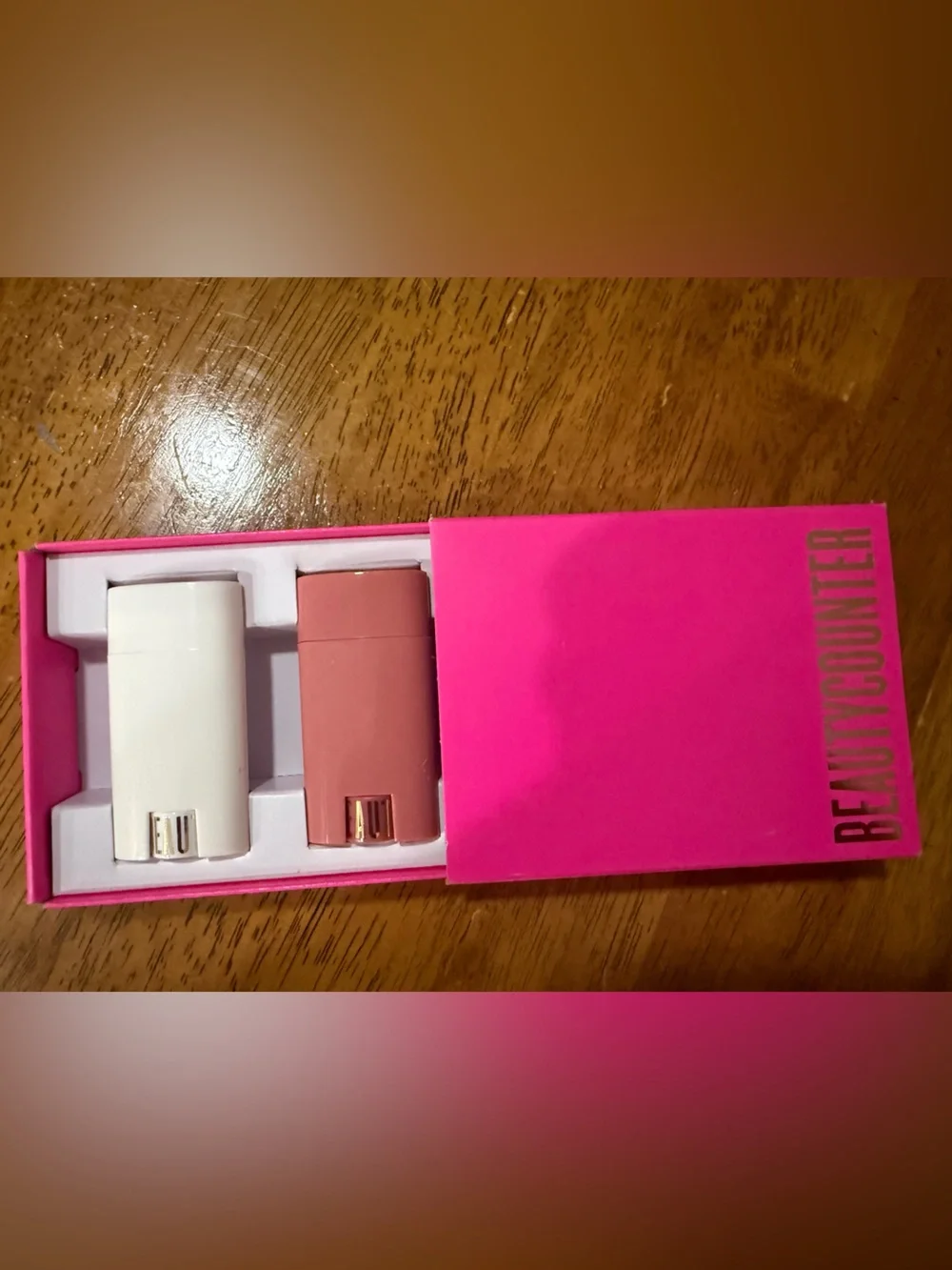 BeautyCounter Clean Swipe Hyaluronic Lip Balm Duo, NIB